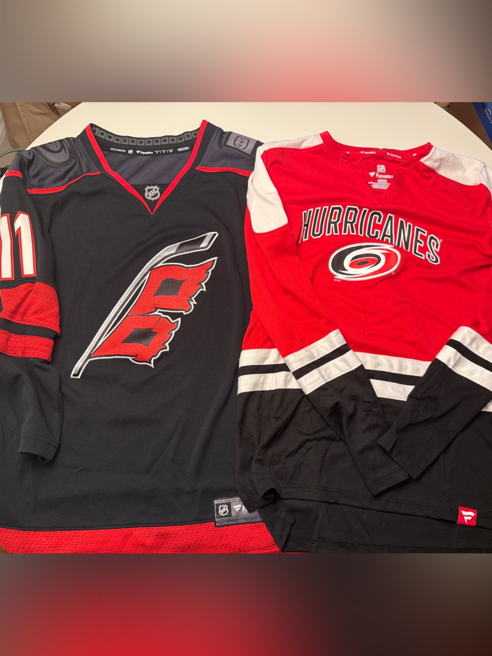 Carolina Hurricanes Fanatics Women’s Jersey Bundle — 2 Jerseys